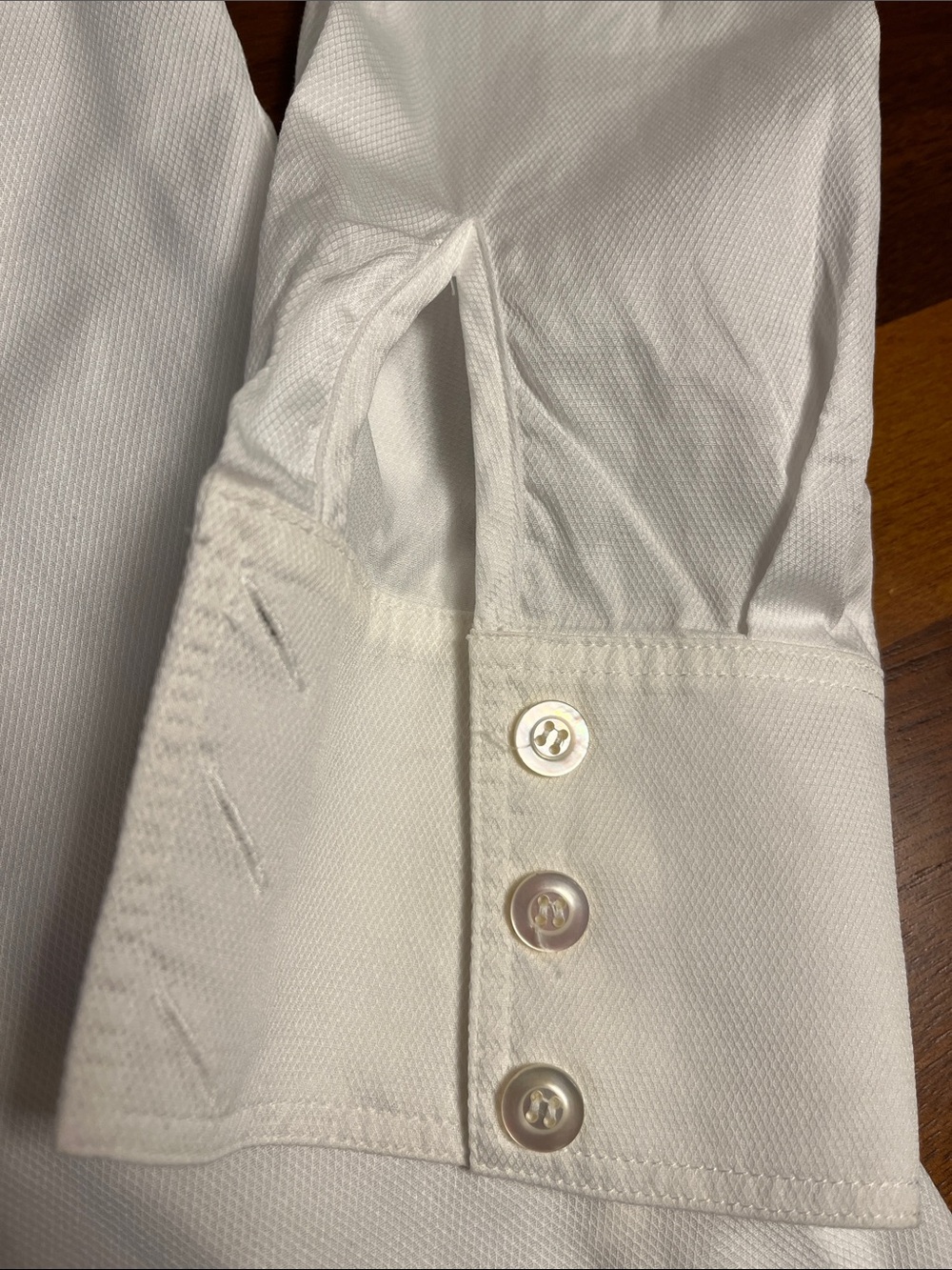 Escada White Long-Sleeve Dress Shirt, set of 2 whites, size 6 USA , cotton - Picture 16 of 17